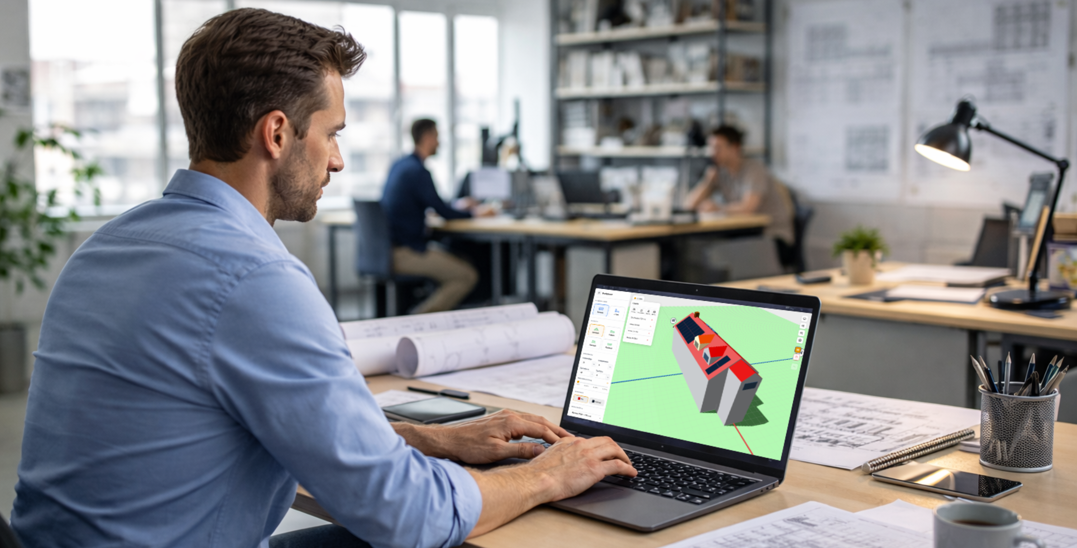 3D-Dachplaner Laptop